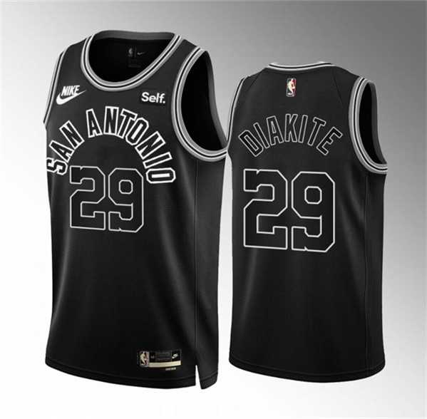 Men's San Antonio Spurs #29 Mamadi Diakite Black Icon Edition Stitched Basketball Jersey Dzhi,We sell and wholesale Men's San Antonio Spurs #29 Mamadi Diakite Black Icon Edition Stitched Basketball Jersey Dzhi on line form chian!